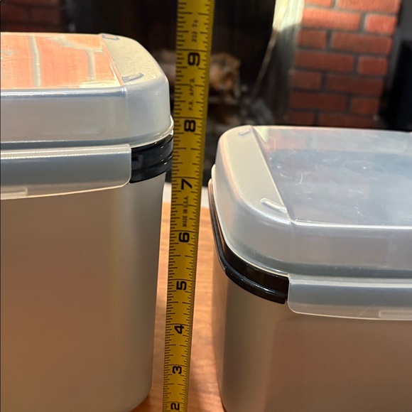 Tupperware Silver Storage Container Duo - Picture 8 of 8